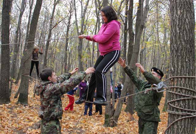 прохождение полосы препятствий